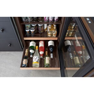 Sub-Zero Designer Series 24 in. 5.5 cu. ft. Built-In Undercounter Beverage Center with Adjustable Shelves & Digital Control Right Hinged - Custom Panel Ready, , hires