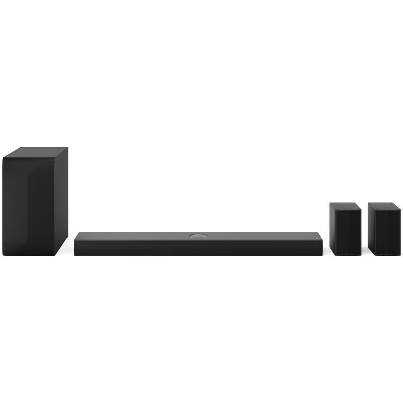 LG 5.1.1 Channel Dolby Atmos Sound Bar with Bluetooth & Wireless Subwoofer - Black, , hires