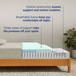 Casper Dream Medium Hybrid Twin Size Mattress, , hires