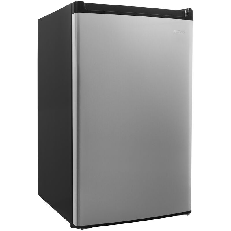 Avanti 20 in. 4.4 cu. ft. Mini Fridge with Freezer Compartment - Stainless Steel, Stainless Steel, hires