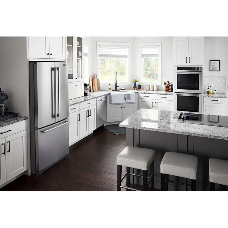 Maytag 36 in. 5-Burner Electric Cooktop with Power Burner, Reversible Grill & Griddle - Stainless Steel, , hires