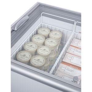 Summit Commercial 30 in. 7.2 cu. ft. Chest Compact Freezer with Digital Control - White, , hires