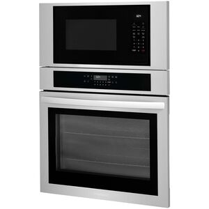 Frigidaire 30 in. 6.9 cu. ft. Electric Microwave/Wall Oven Combo with Standard Convection & Sensor Cooking - Stainless Steel, , hires
