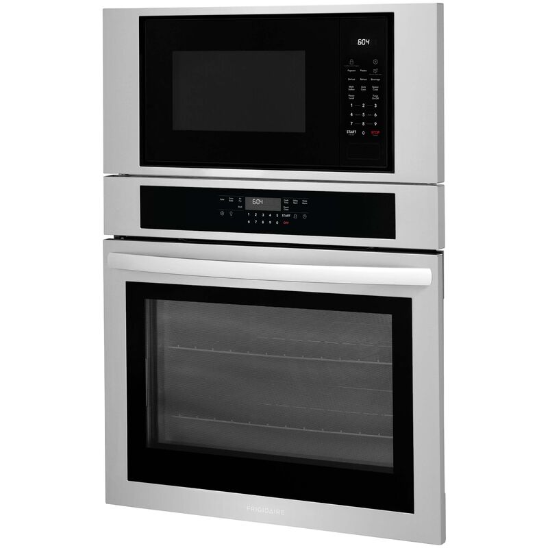Frigidaire 30 in. 6.9 cu. ft. Electric Microwave/Wall Oven Combo with Standard Convection & Sensor Cooking - Stainless Steel, , hires