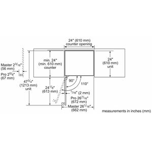 Thermador 24 in. 5.2 cu. ft. Built-In Undercounter Refrigerator - Custom Panel Ready, , hires