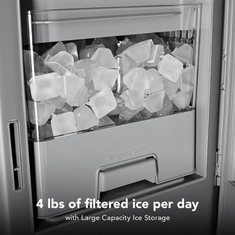 KitchenAid 36 in. 30.5 cu. ft. French Door Refrigerator with Ice & Water Dispenser - Stainless Steel with PrintShield Finish, Stainless Steel with PrintShield Finish, hires