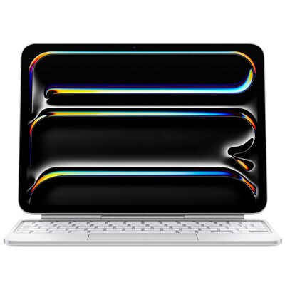Apple - Magic Keyboard for iPad Pro 11-inch (M4) - White | MWR03LL-A