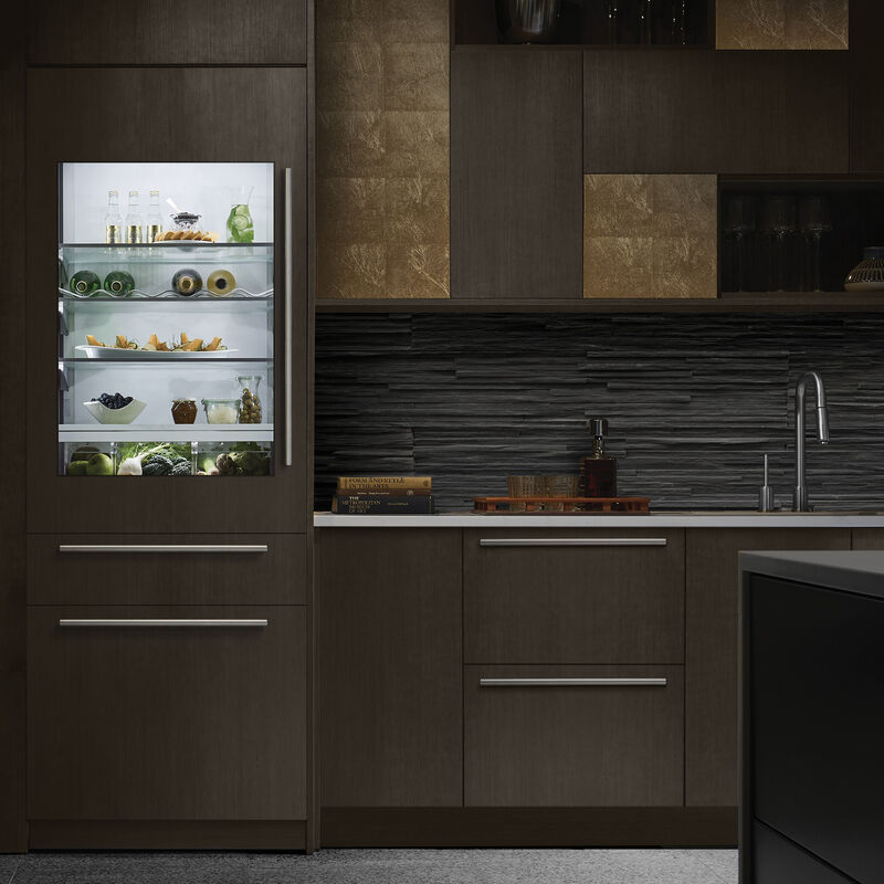 Monogram 24 in. 5 cu. ft. Double Refrigerator Drawers - Custom Panel Ready, , hires