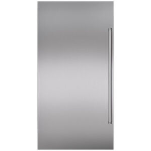 Sub-Zero Classic Series 36 in. Flush Inset Door Panel with Pro Handle - Stainless Steel, , hires