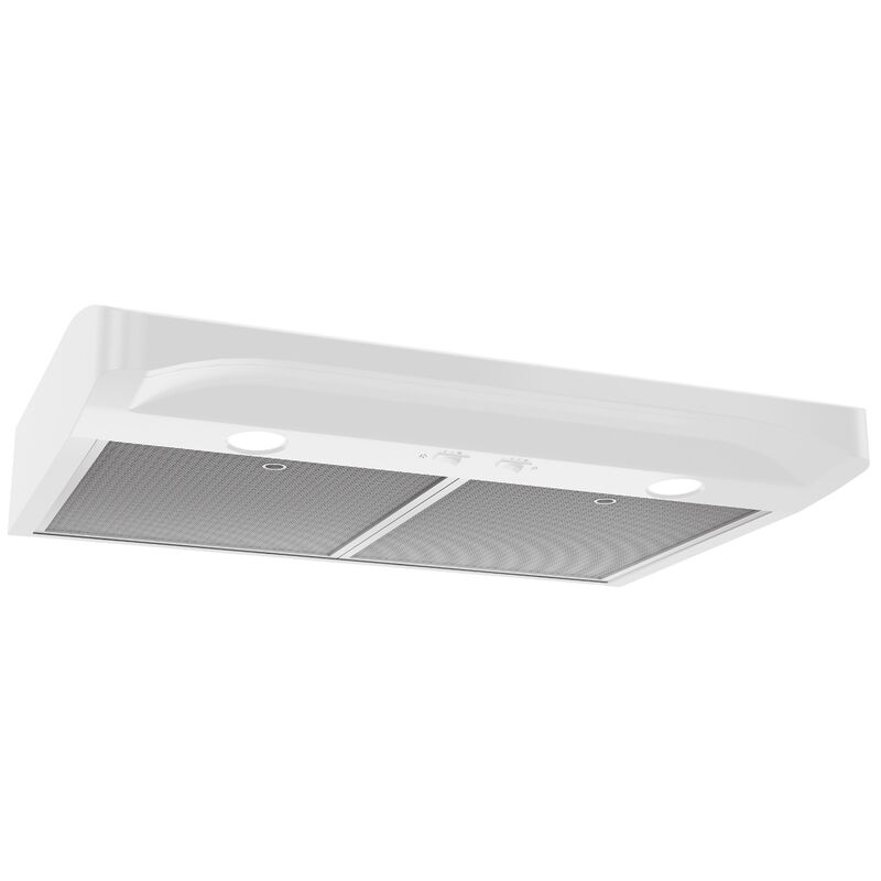 Broan Alta Series 30 in. Convertible Standard Style Range Hood with 350 CFM, 2 Fan Speeds & 2 LED Lights - White, , hires