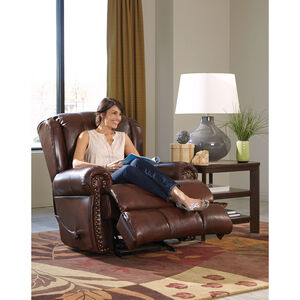 Catnapper Duncan Manual Glider Recliner - Walnut, Walnut, hires