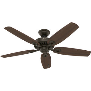 Hunter 52 inch Builder Ceiling Fan and Pull Chain - New Bronze, Bronze, hires
