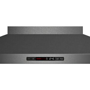 Bosch 800 Series 36 in. Convertible Chimney Style Range Hood with 600 CFM, 4 Fan Speeds & 2 Halogen Lights - Black Stainless Steel, , hires