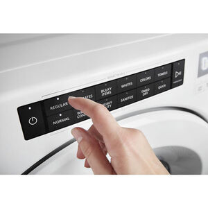 Whirlpool 27 in. 7.4 cu. ft. Electric Dryer with 12 Dryer Programs, Sanitize Cycle, Wrinkle Care & Sensor Dry - White, , hires