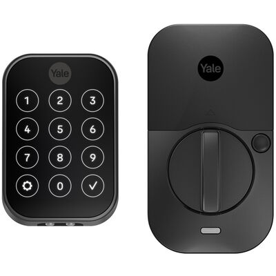Yale - Assure Lock 2, Key-Free Touchscreen Lock with Bluetooth Black Suede | YRD450BLEBSP