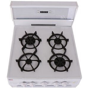 Premier 24 in. 3.0 cu. ft. Oven Freestanding Gas Range with 4 Sealed Burners - White, , hires