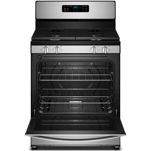 Whirlpool 30 in. 5.1 cu. ft. Gas Range with 4 Sealed Burners - Stainless Steel, , hires