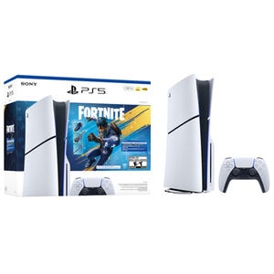 Sony PlayStation 5 Physical Slim Console - 1 TB Fortnite Flowering Chaos Bundle, , hires