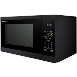 Sharp 21 in. 1.4 cu. ft. Countertop Microwave with 11 Power Levels & Sensor Cooking Controls - Black, , hires