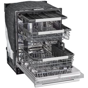 SKS 24 in. Top Control Smart Dishwasher with 40 dBa Sound Level, 3rd-Rack & Dynamic Heat Dry - Stainless Steel, , hires