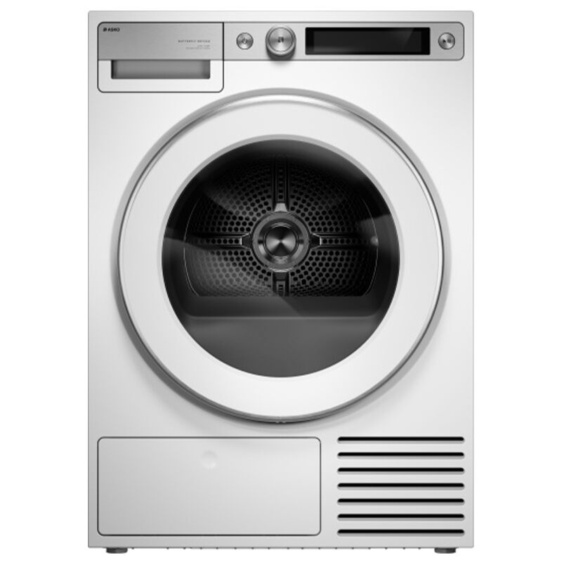 Asko 7-Series 24 in. 5.2 cu. ft. Smart Stackable Ventless Electric Dryer with Heat Pump, Sensor Dry & Steam Cycle - White, , hires
