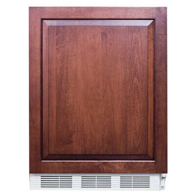 Summit 24 in. 5.1 cu. ft. Left-Hinged ADA Compliant Undercounter Refrigerator - Custom Panel Ready | CT661WBIIFAL