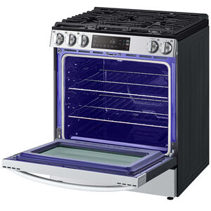 LG 30 in. 5.8 cu. ft. Smart Slide-In Gas Range with 5 Sealed Burners - PrintProof Stainless Steel, , hires