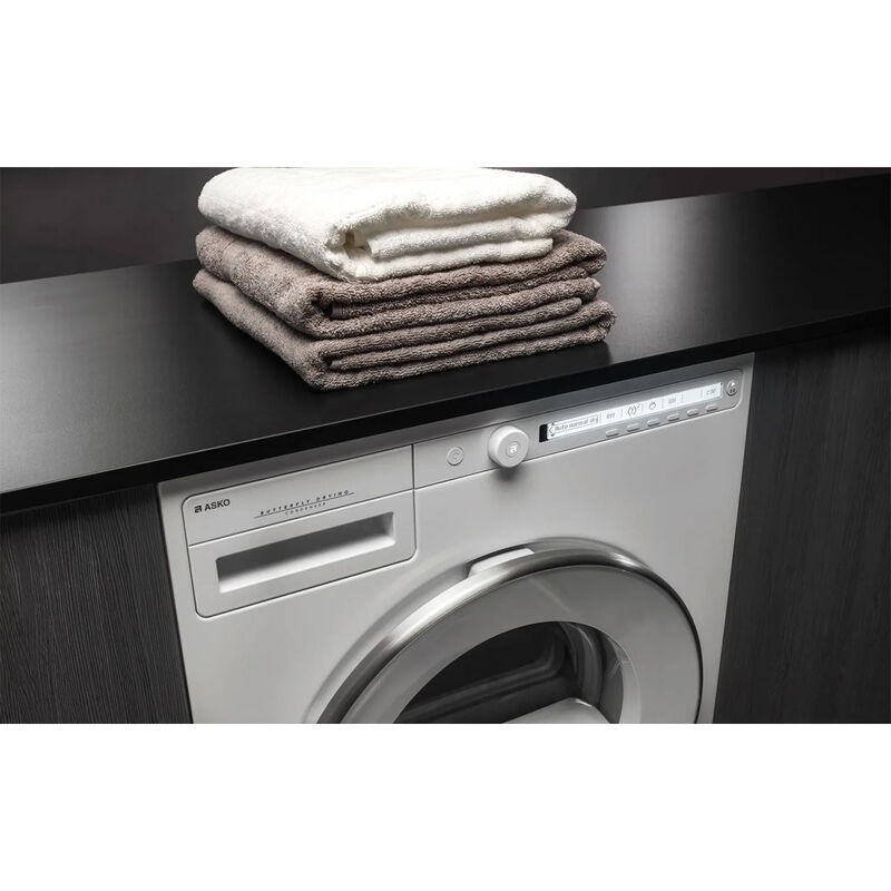 Asko Classic Series 23 in. 4.1 cu. ft. Stackable Condenser Electric Dryer with Sensor Dry - White, , hires