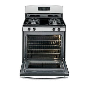 GE 30 in. 4.8 cu. ft. Gas Range with 4 Sealed Burners - Stainless Steel, Stainless Steel, hires