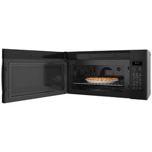 GE Profile 30 in. 1.7 cu. ft. 950W Over-the-Range Microwave with 300 CFM, Convection & Sensor Cooking - Black, Black, hires
