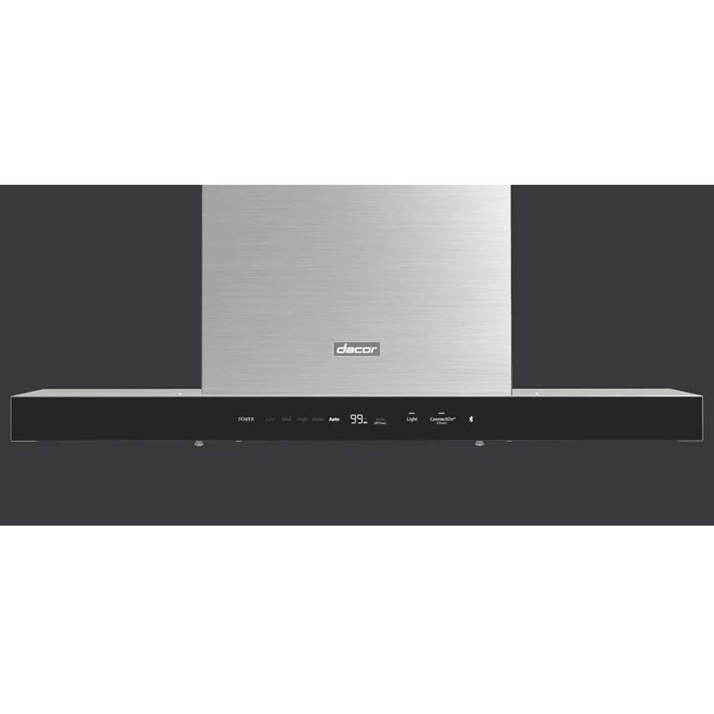 Dacor 36 in. Chimney Style Smart Range Hood with 4 Speed Settings, 1200 CFM & 1 LED Light - Silver Stainless, , hires