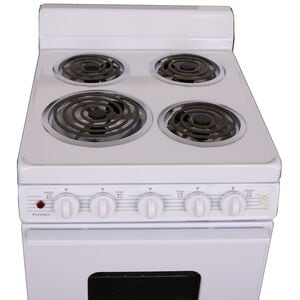 Premier 20 in. 2.4 cu. ft. Electric Range with Coil Burners - White, , hires