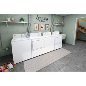 Whirlpool Commercial Laundry 27 in. 7.4 cu. ft. Front Loading Commercial Electric Dryer with 3 Dryer Programs - White, , hires