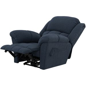 Catnapper Blarney Power Wall Hugger Recliner with Heat & Massage - Navy, Navy, hires