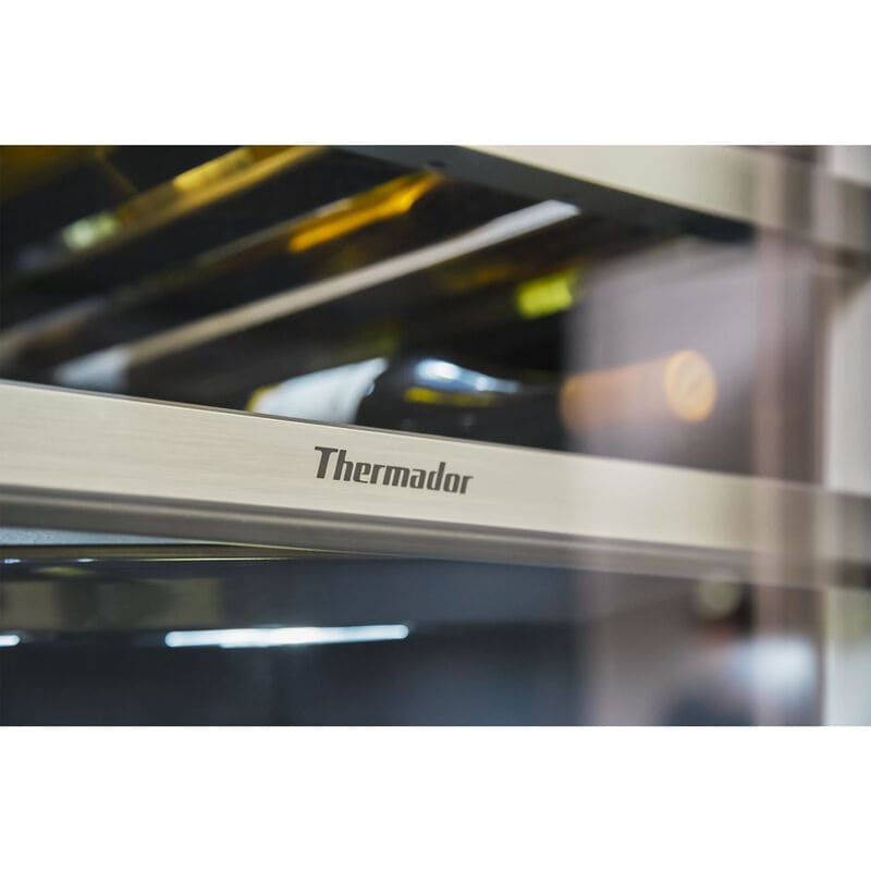 Thermador Freedom Collection 24 in. Built-in Smart Wine Cooler with Wood Racks, Multi-Temperature Zones & 92 Bottle Capacity - Custom Panel Ready, , hires
