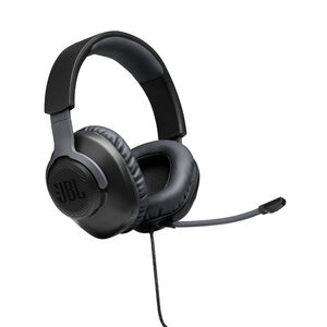 JBL Quantum 100 Surround Sound Wired Gaming Headset for PC, PS4, Xbox One, Nintendo Switch, and Mobile Devices - Black, , hires