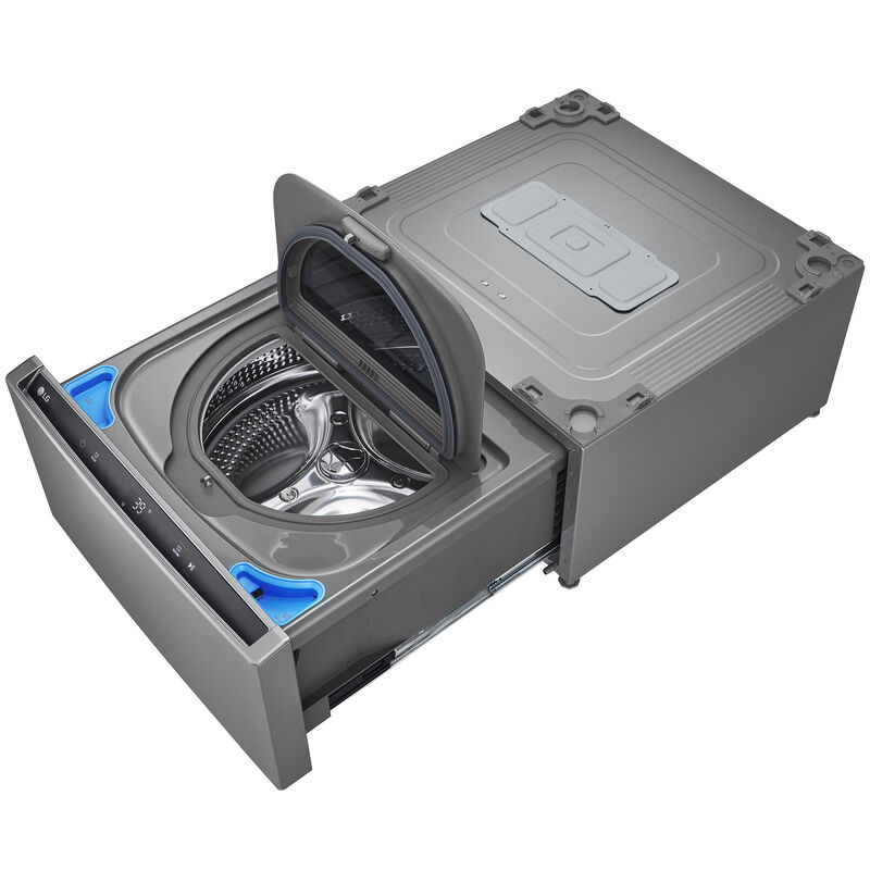 LG SideKick 27 in. 1.0 cu. ft. TwinWash Compatible Pedestal Washer - Graphite Steel, , hires