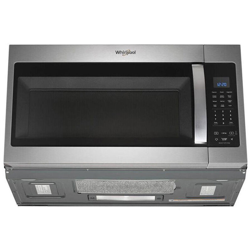 Whirlpool 30 in. 1.9 cu. ft. 1000W Over-the-Range Microwave with 300 CFM & Sensor Cooking - Stainless Steel, Stainless Steel, hires