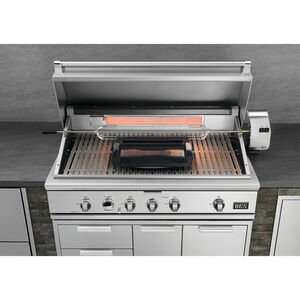 DCS Series 7 48 in. 4-Burner Built-In Natural Gas Grill with Rotisserie & Smoke Box - Stainless Steel, , hires