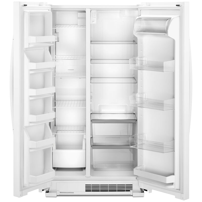 Whirlpool 36 in. 25.1 cu. ft. Side-by-Side Refrigerator - White, White, hires