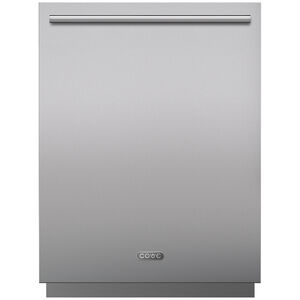 Cove 60 cm. Dishwasher Panel with Tubular Handle & 4 in. Toe Kick - Stainless Steel, , hires