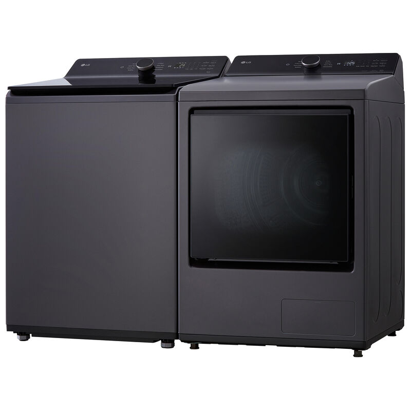 LG 27 in. 7.3 cu. ft. Smart Ventless Electric Dryer with Heat Pump & Sensor Dry - Matte Black, Matte Black, hires