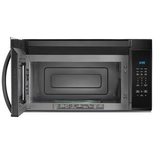 Whirlpool 30 in. 1.7 cu. ft. 1000W Over-the-Range Microwave with 300 CFM - Black, Black, hires