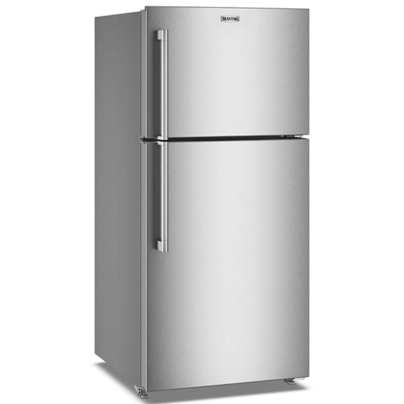 Maytag 30 in. 19.3 cu. ft. Garage-Ready Top Freezer Refrigerator - Fingerprint Resistant Stainless, , hires