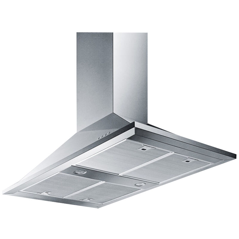 Summit Professional Series 36 in. Chimney Style Range Hood with 3 Speed Settings, 600 CFM & 2 Halogen Light - Stainless Steel, , hires