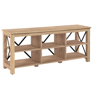 Hudson & Canal Sawyer 58" TV Stand - White Oak, , hires