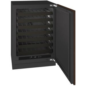 U-Line The Seamless Collection 24 in. Outdoor Undercounter Wine Cooler with Wire Racks, Single Temperature Zone & 49-Bottle Capacity - Custom Panel Ready, , hires