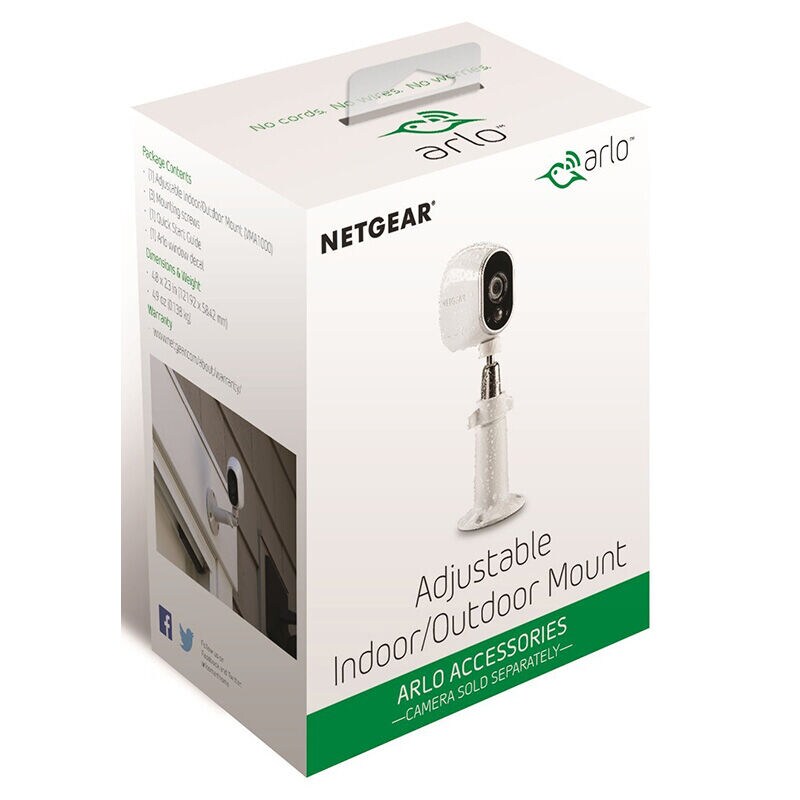 Arlo by NETGEAR Indoor/Outdoor Mount (White) Arlo & Arlo Pro Compatible, , hires