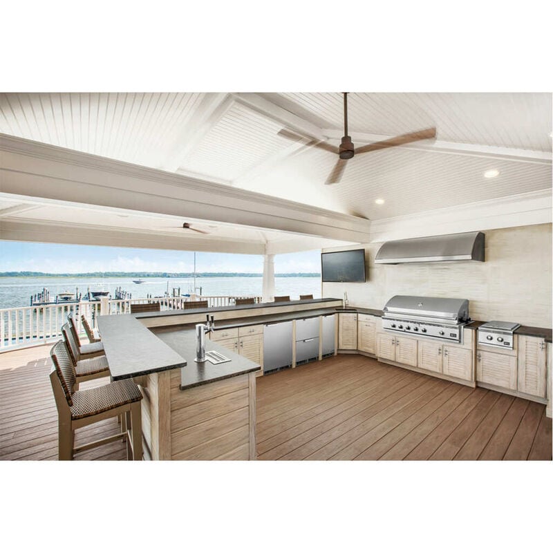 DCS 24 in. 5 cu. ft. Outdoor Double Refrigerator Drawers - Stainless Steel, , hires