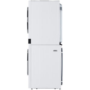 LG 27 in. WashTower with 4.5 cu. ft. Washer with 10 Wash Programs and TurboWash 360 & 7.4 cu. ft. Electric Dryer with 9 Dryer Programs, Sensor Dry & Wrinkle Care - White, White, hires